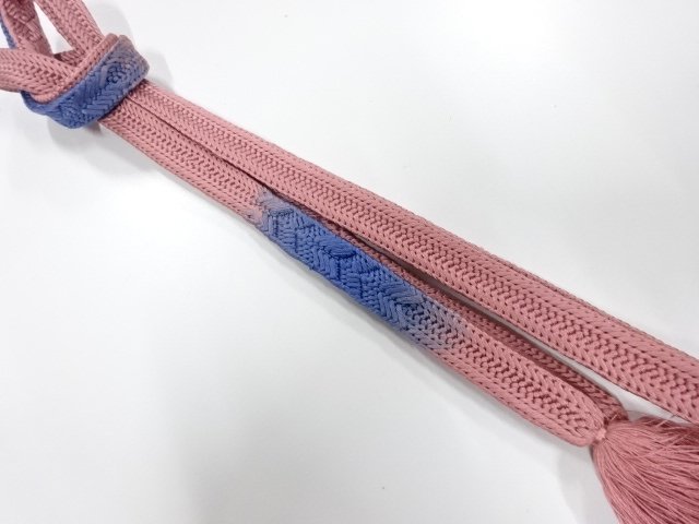 JAPANESE KIMONO / HAND-TIED OBIJIME